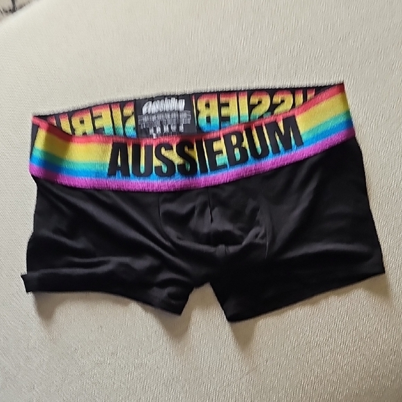 aussieBum Other - Aussiebum Black Boxer Briefs with Rainbow Waistband